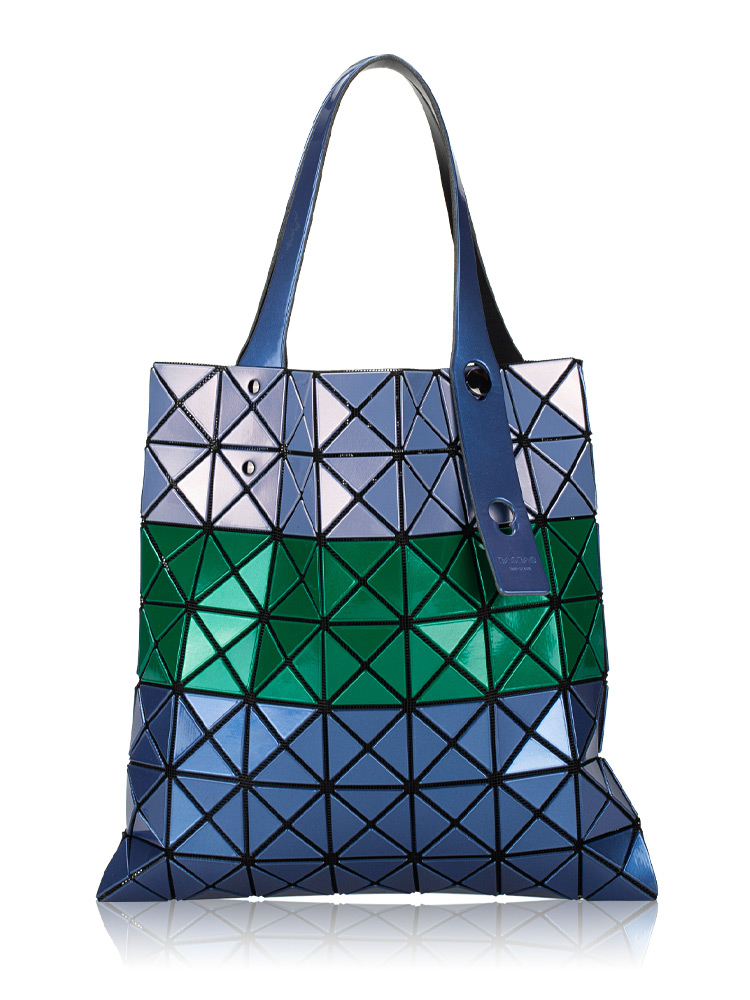 Bao Bao Prism Small Tote Blue Green