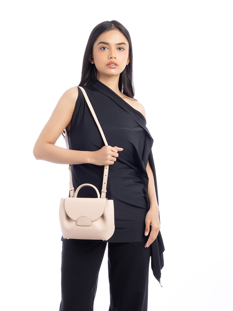 Textured Calfskin Numero Un Nano Nude