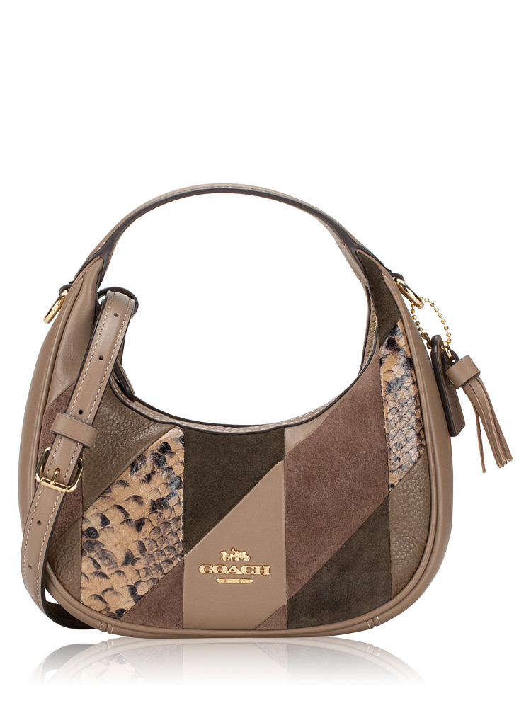 CCE62 Carmen Patchwork Mini Crossbody Mushroom Multi