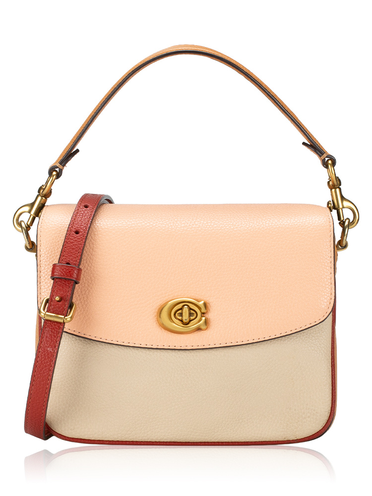 89088 Colorblock Cassie 19 Crossbody Ivory Blush