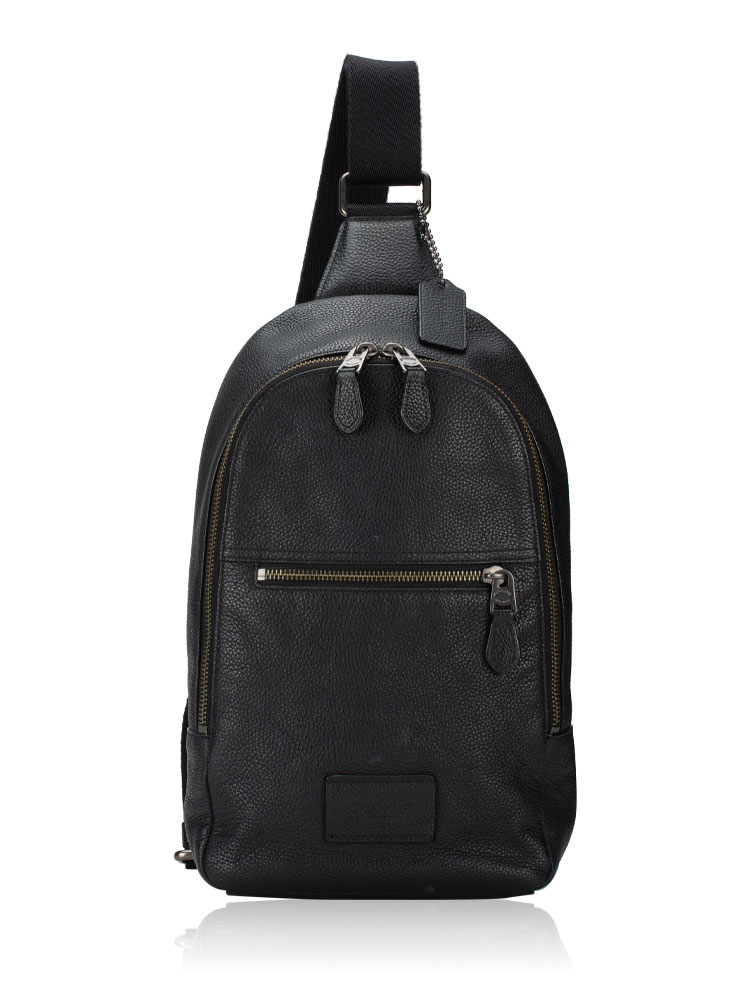 Men 72321 Campus Leather Sling Pack Black