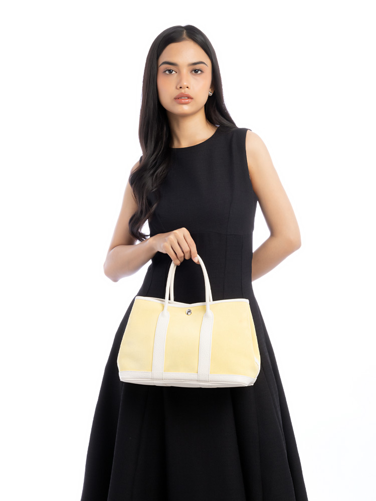 Toile Negonda Garden Party 30 TPM Soufre Craie