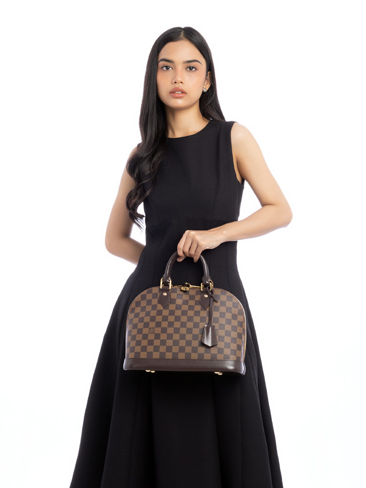 Damier Ebene Alma PM