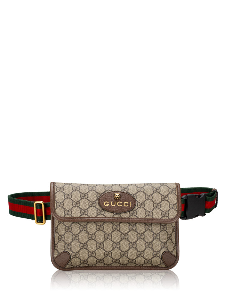 GG Supreme Web Neo Vintage Belt Bag Beige Ebony