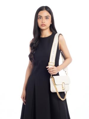 H956L01PF22 The J Marc Leather Shoulder Bag Cloud White