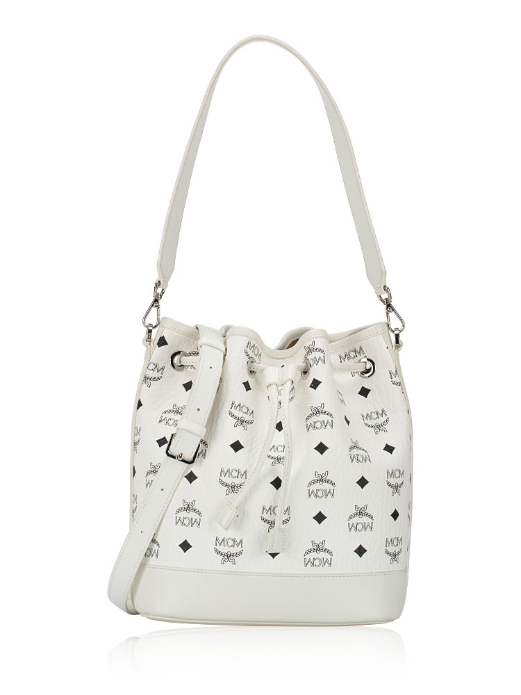 Visetos Dessau Medium Bucket Bag White