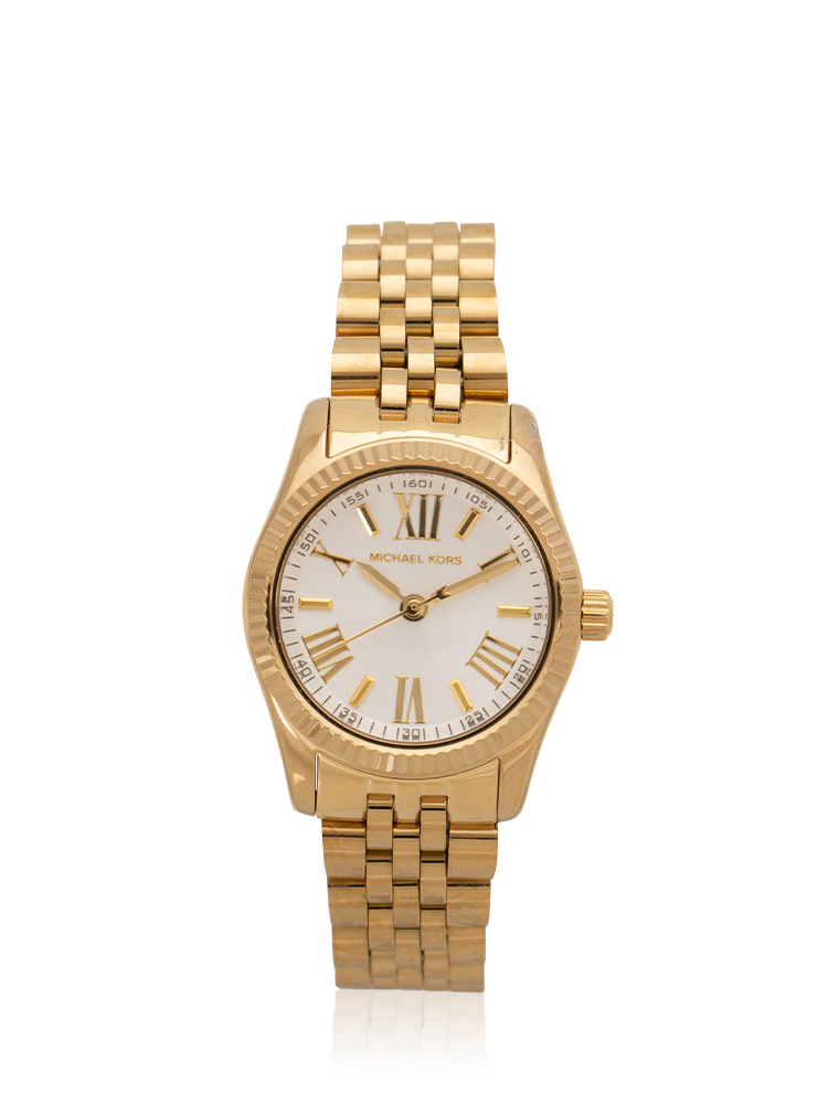 MK3229 Petite Lexington Stainless Watch Gold