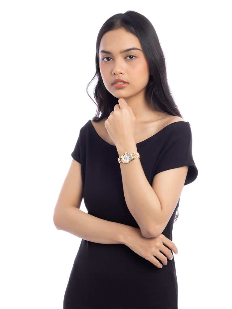 MK3229 Petite Lexington Stainless Watch Gold