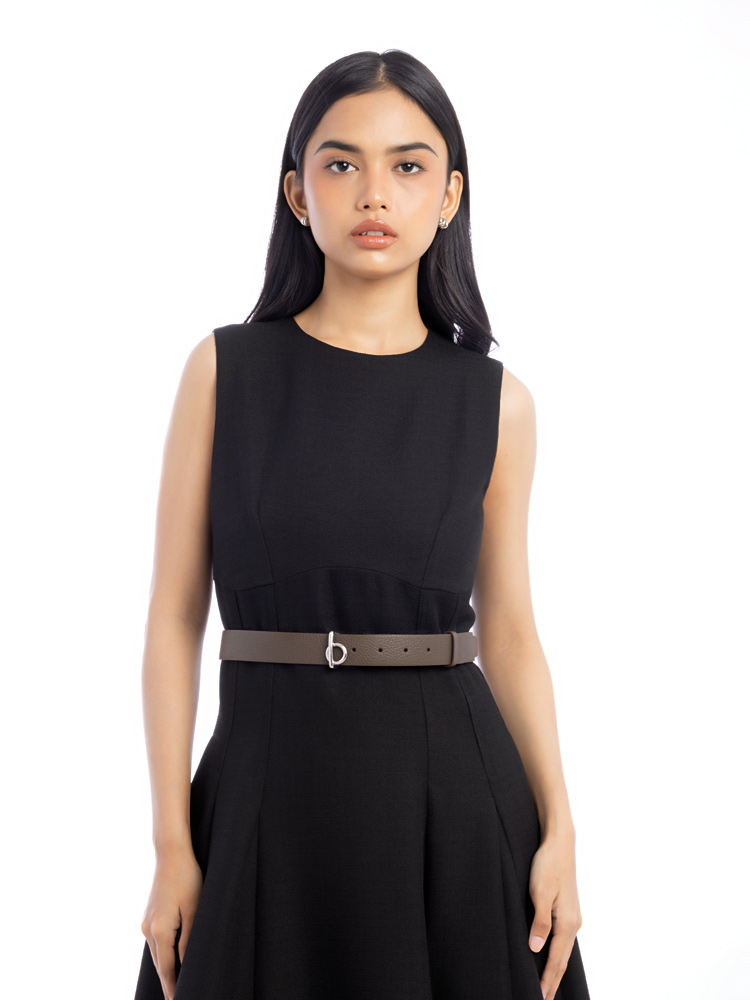 Calfskin Rocking Horse Belt Military Sz 120