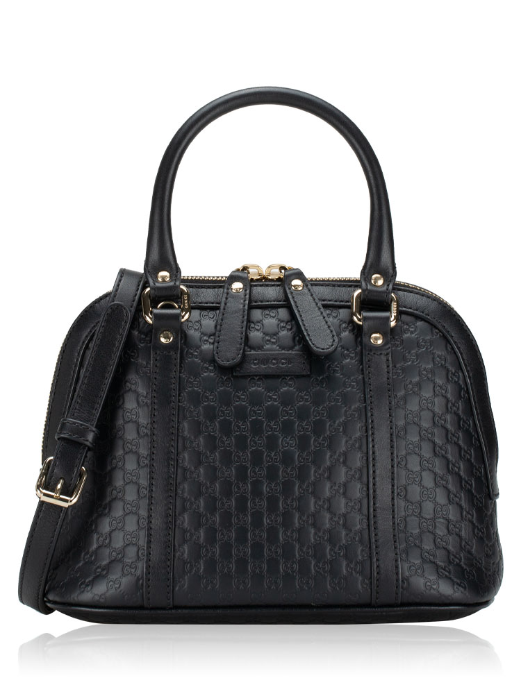 Microguccissima Mini Dome Bag Black