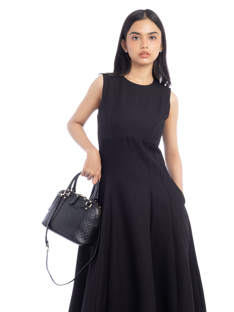 Microguccissima Mini Dome Bag Black