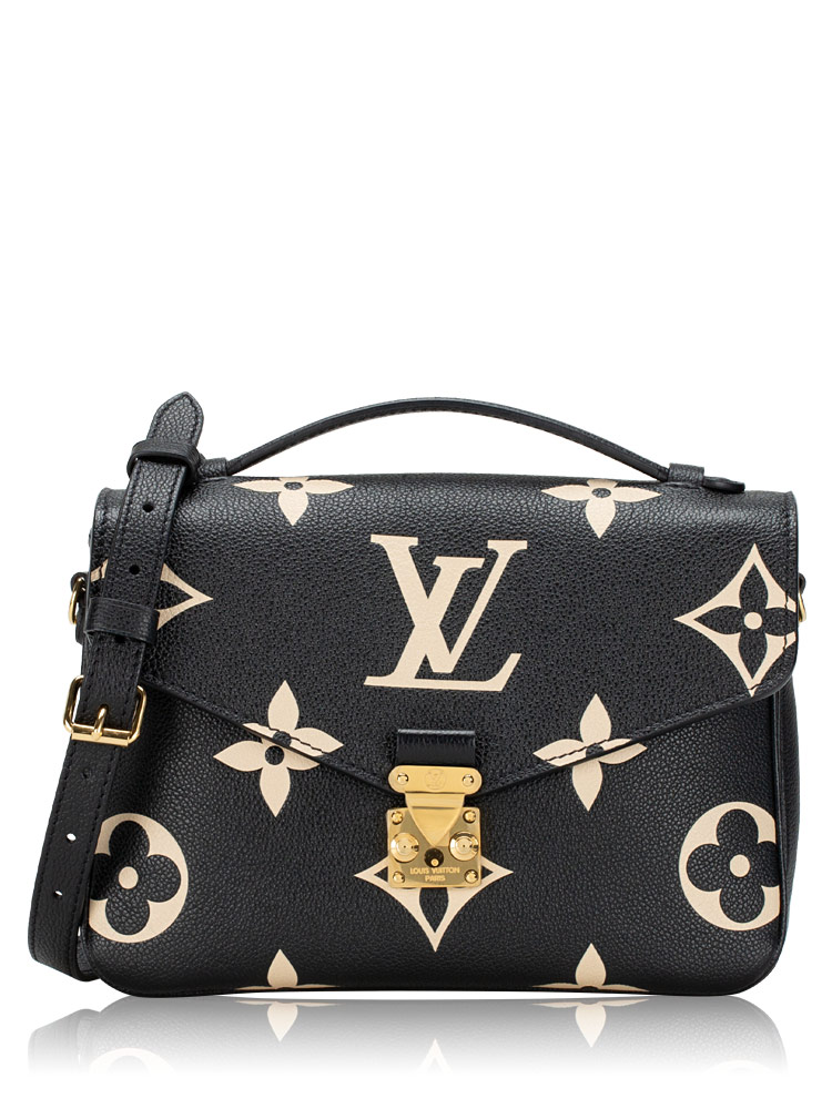 Monogram Empreinte Bicolor Pochette Metis Noir Beige