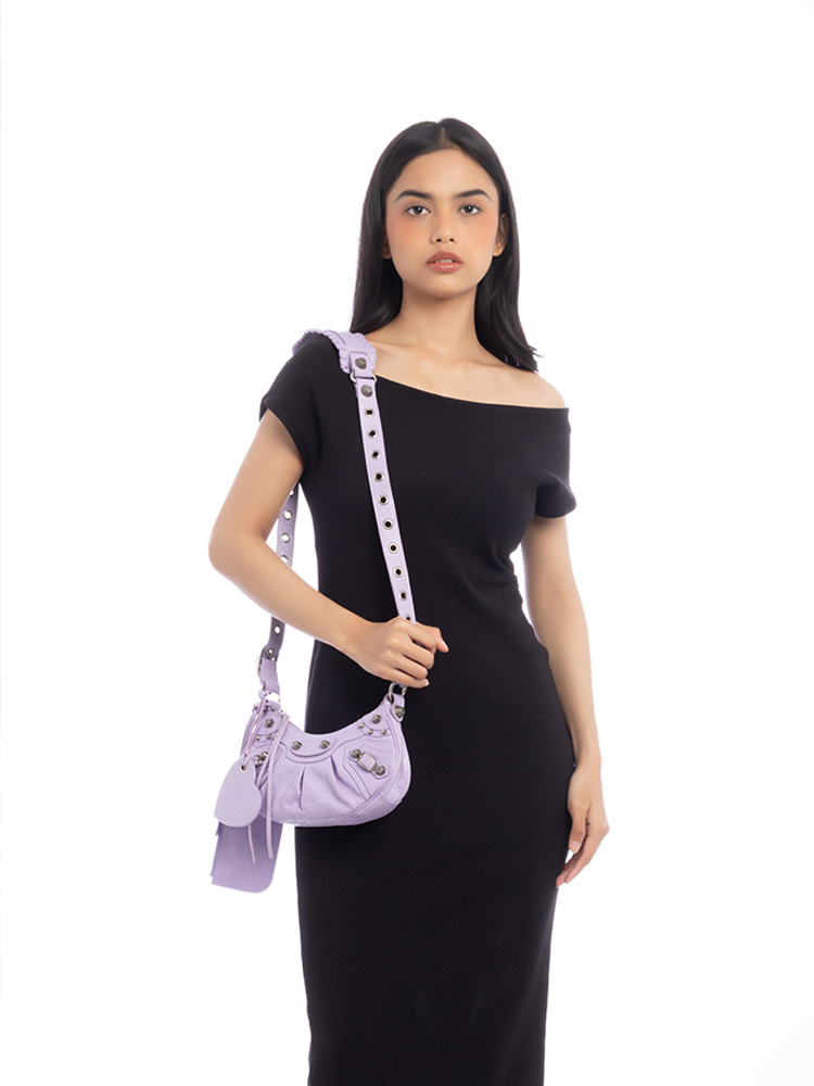 Le Cagole XS Shoulder Bag Lilac