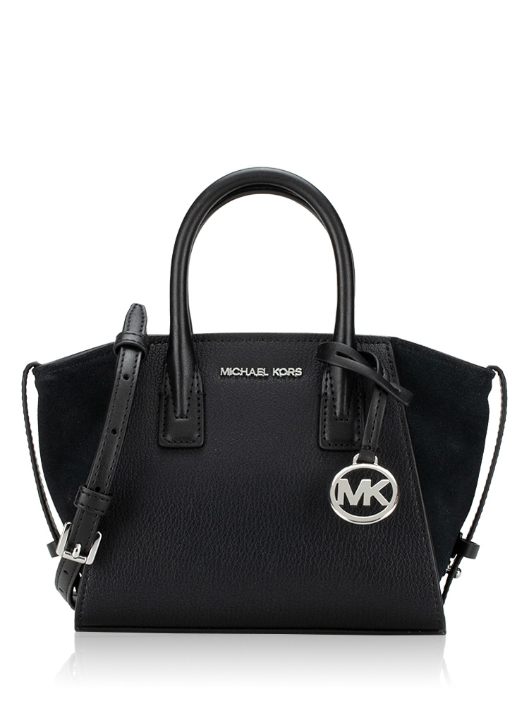 Avril Leather XS Crossbody Black