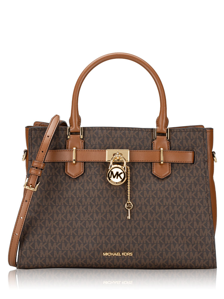 Signature Hamilton Medium Satchel Brown