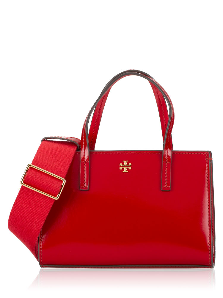 Blake Patent Mini Tote Lipstick Red