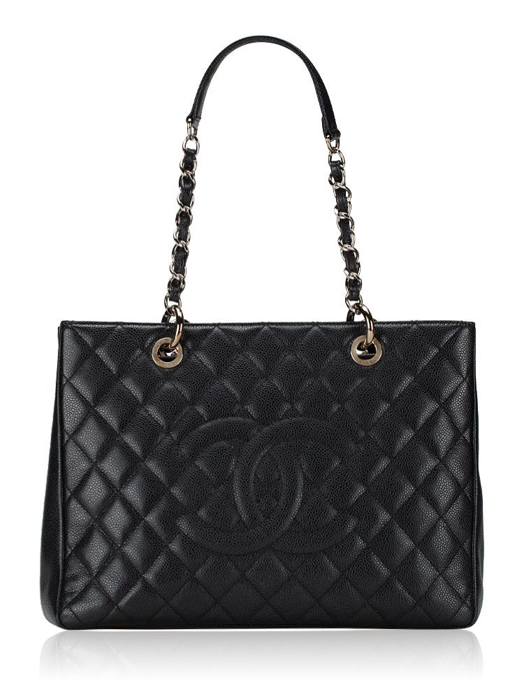 Caviar Grand Shopping Tote GST Black