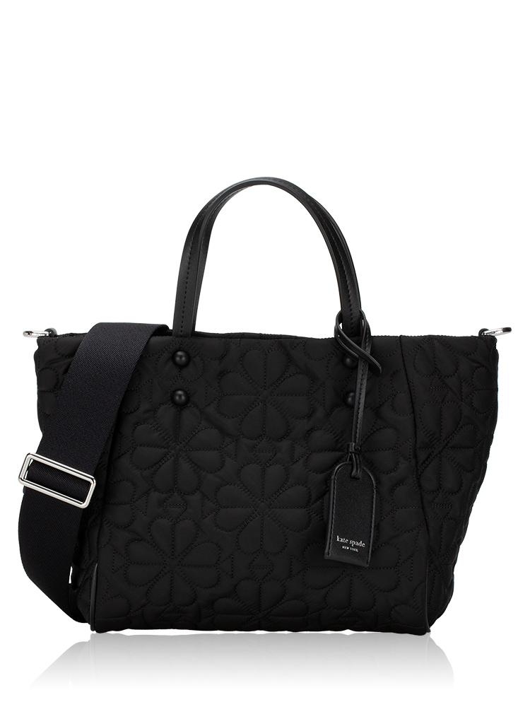 Tilly Quilted Small Tote Black