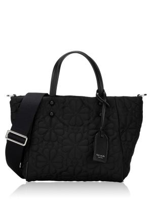 Tilly Quilted Small Tote Black