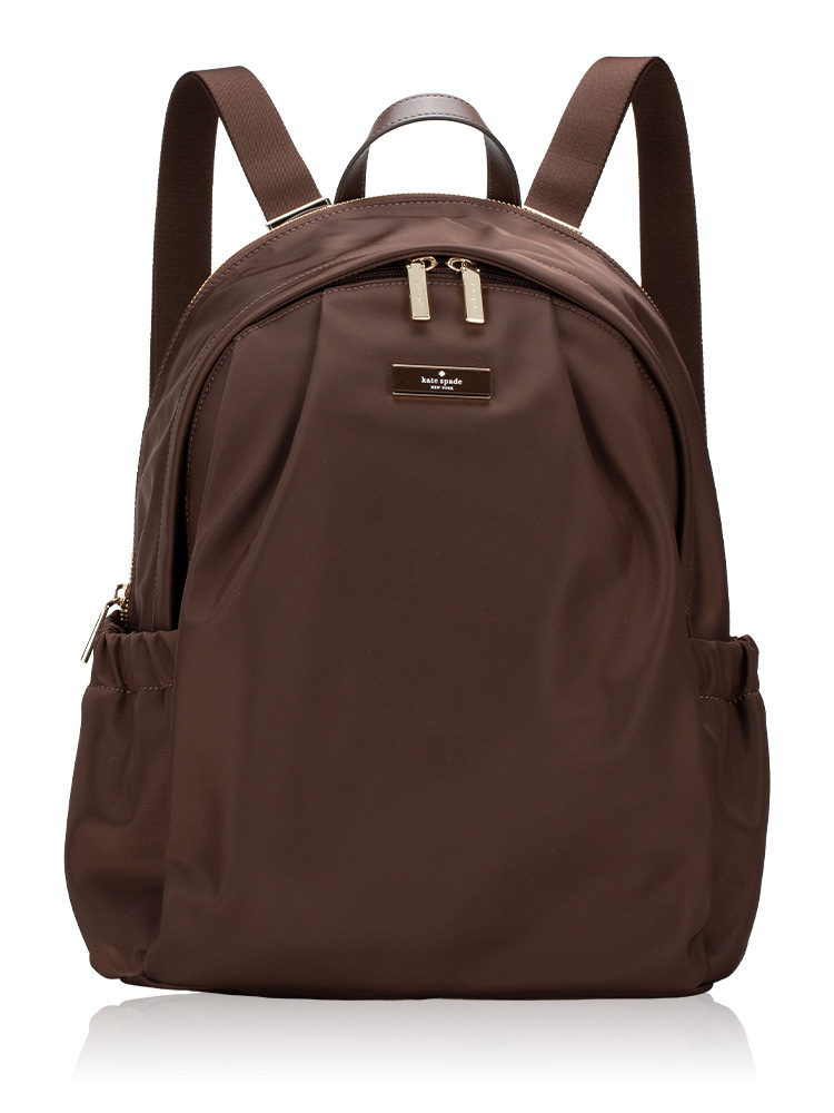 Carter Nylon Large Backpack Hot Fudge