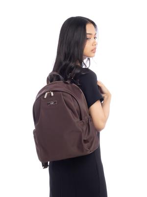Carter Nylon Large Backpack Hot Fudge
