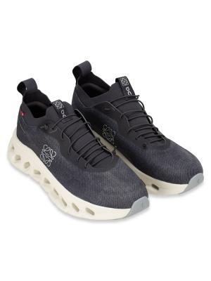 x On Mens Cloudtilt Denim-Print Sneakers Grey Sz 44