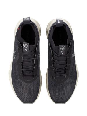 x On Mens Cloudtilt Denim-Print Sneakers Grey Sz 44