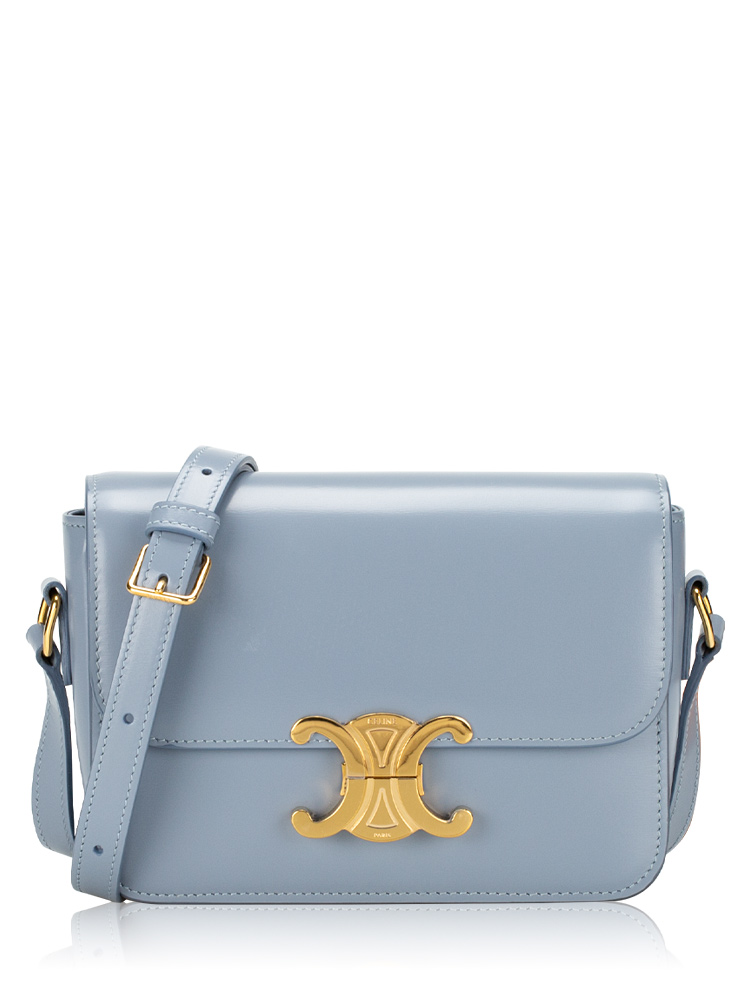 Shiny Calfskin Teen Triomphe Arctic Blue