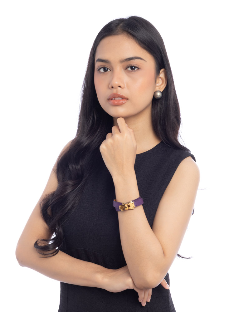 Swift Kelly Double Tour Bracelet Anémone Sz M