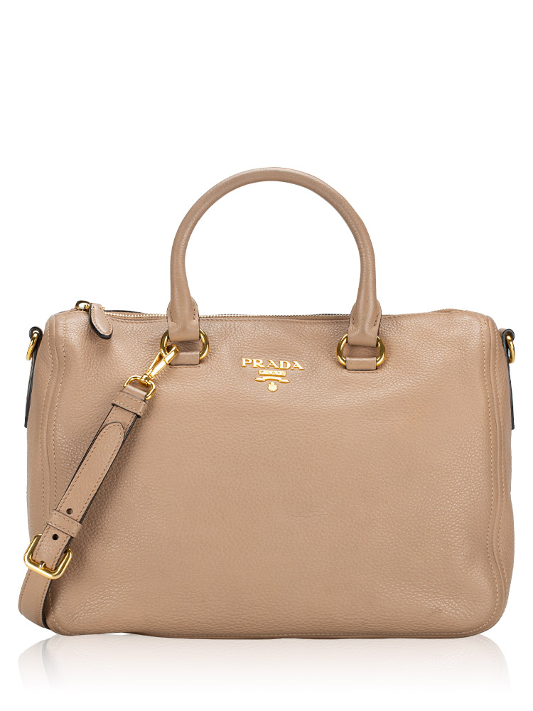 1BB023 Vitello Phenix Bauletto Cammeo