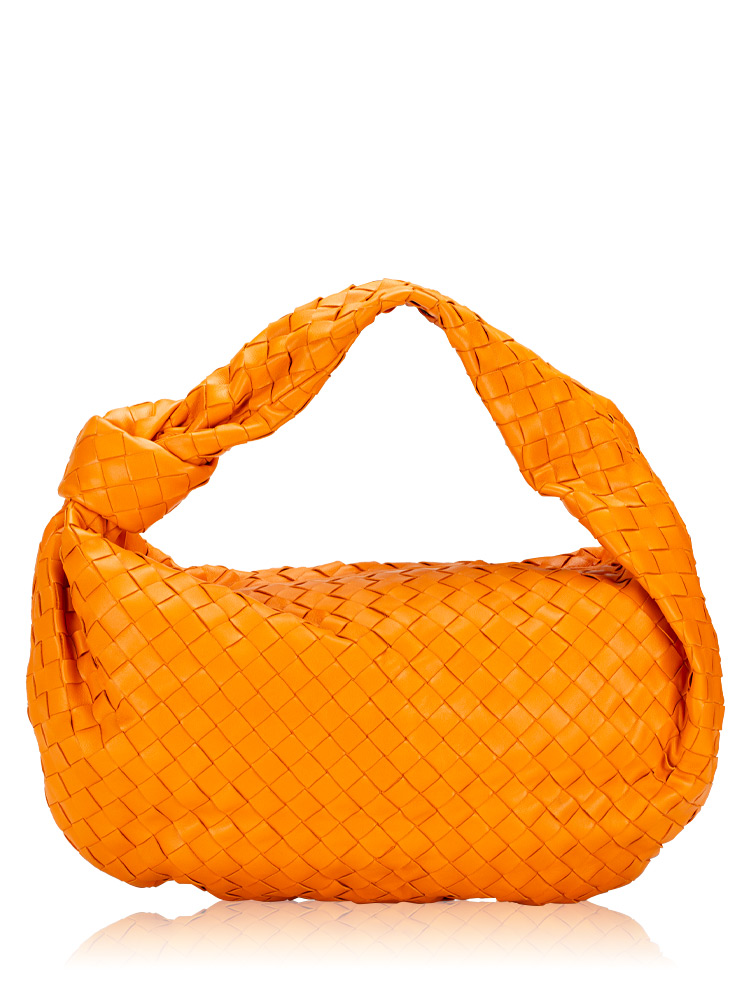 Nappa Intrecciato Small Jodie Tangerine