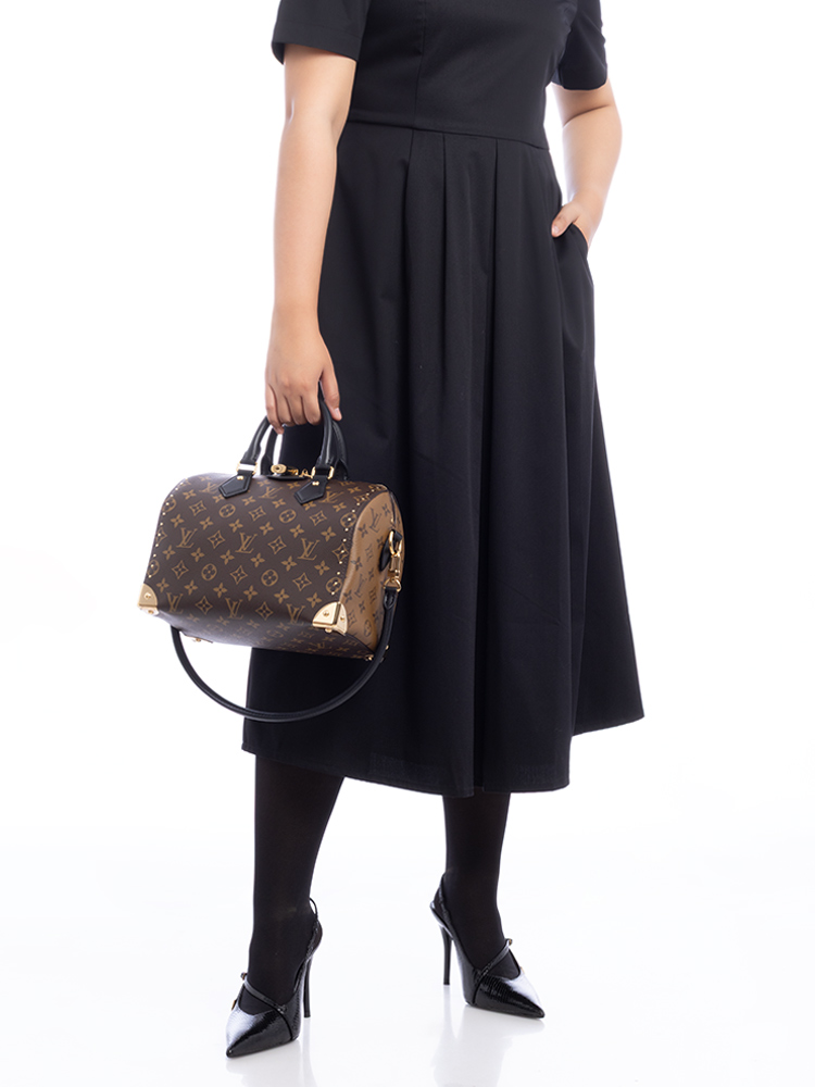 Monogram Reverse Speedy Trunk 25