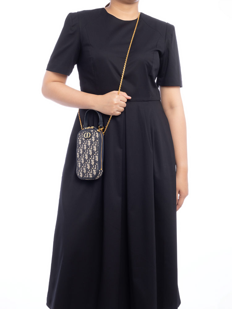 Oblique 30 Montaigne Call'in Phone Crossbody Blue