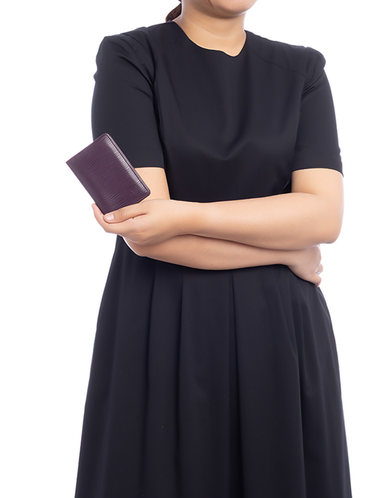 Epi Pocket Organizer Wallet Cassis