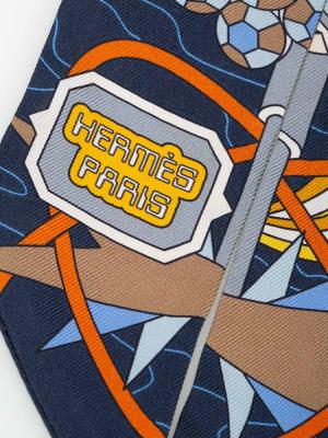 Odyssey Silk Twilly Marine Bleu