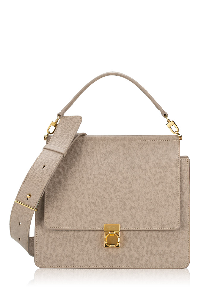 Calfskin Numéro Sept Taupe