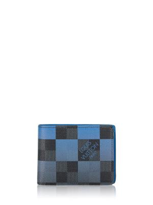 Damier Graphite Giant Multiple Wallet Gradient Blue