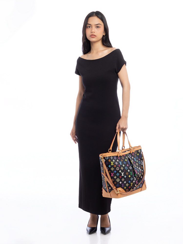 Monogram Multicolor Sharleen GM Black