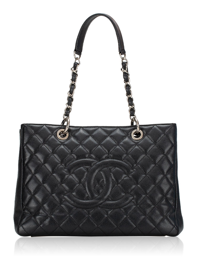 Caviar Grand Shopping Tote GST Black