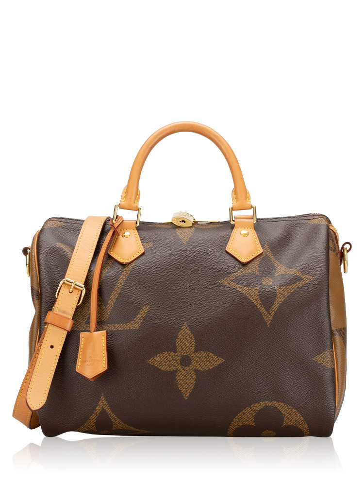 Monogram Reverse Giant Speedy 30 Bandouliere
