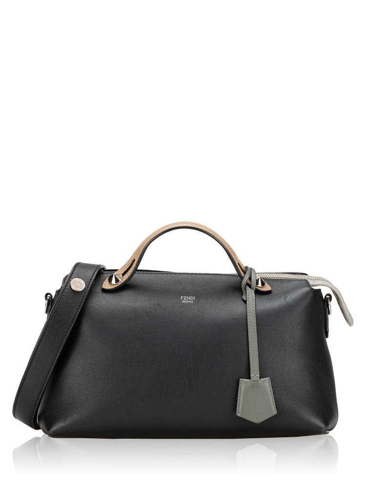 Calfskin Tricolor Small By The Way Black Multicolor