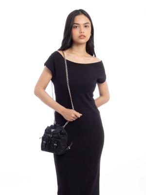 Vela Convertible Mini Backpack Nero