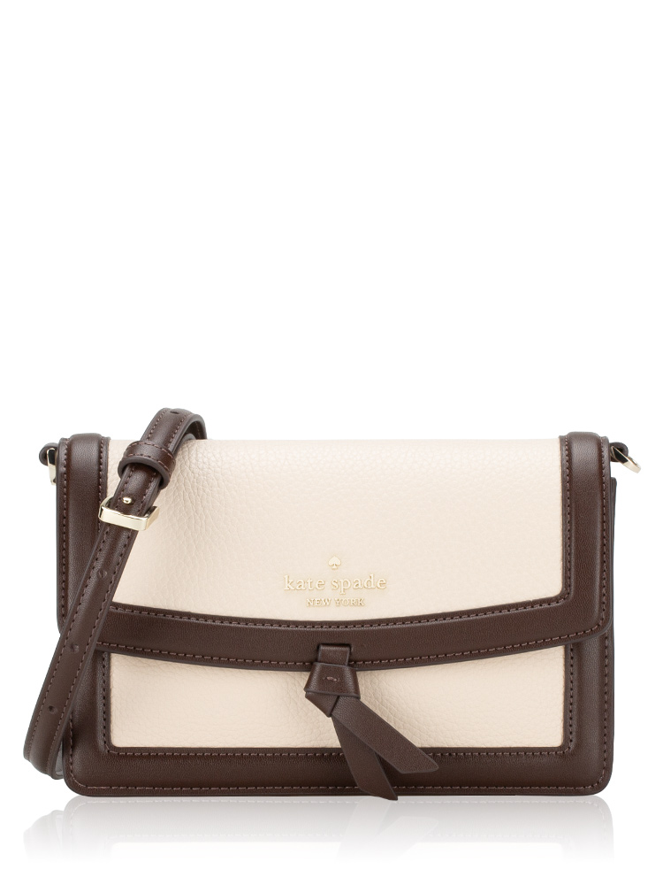 Knott Colorblock Mini Crossbody Milk Glass