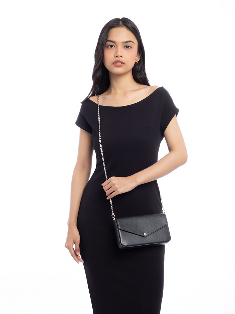 Epi Pochette Felicie Noir