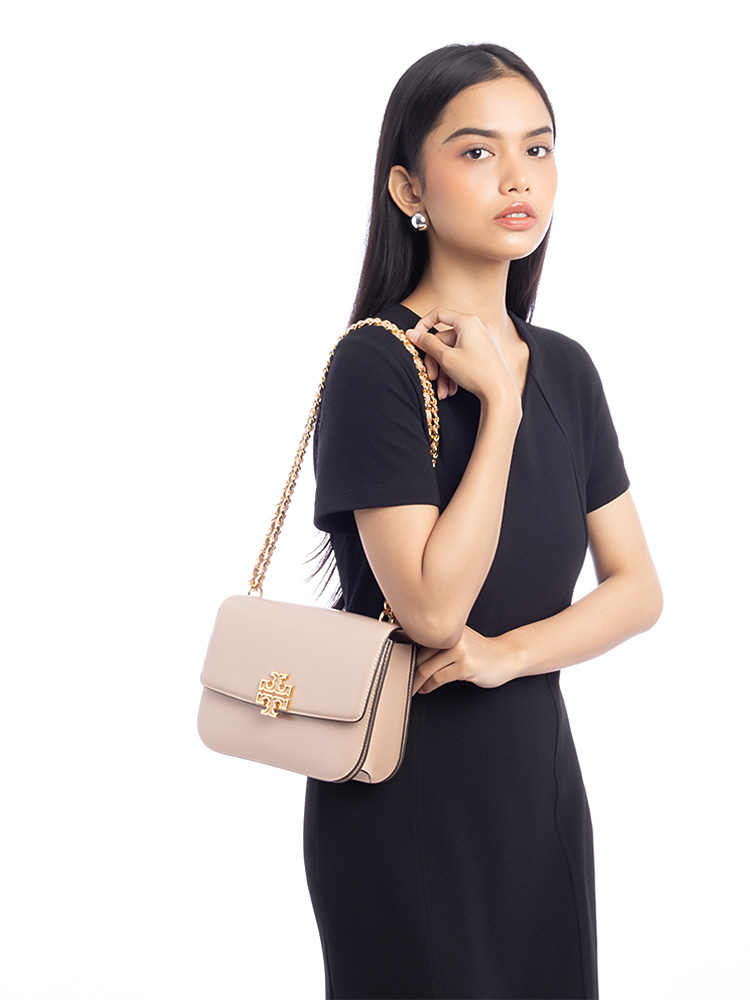 Britten Patent Small Adjustable Shoulder Bag Devon Sand