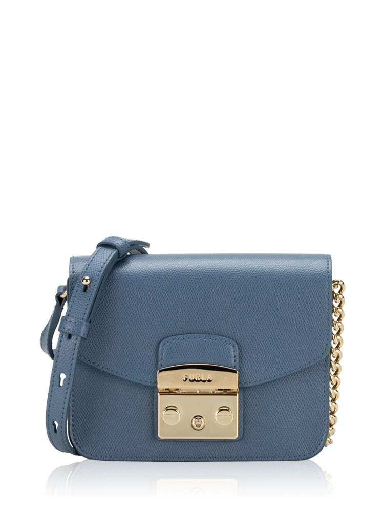Metropolis Mini Crossbody Blu Denim