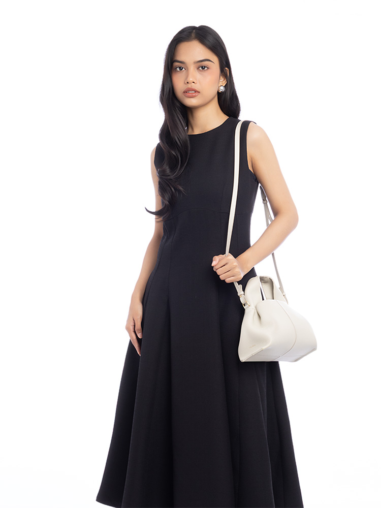 Textured Calfskin Numero Neuf Mini Chalk