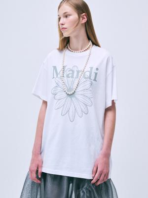 Flowermardi Unisex T-Shirt White Light Grey