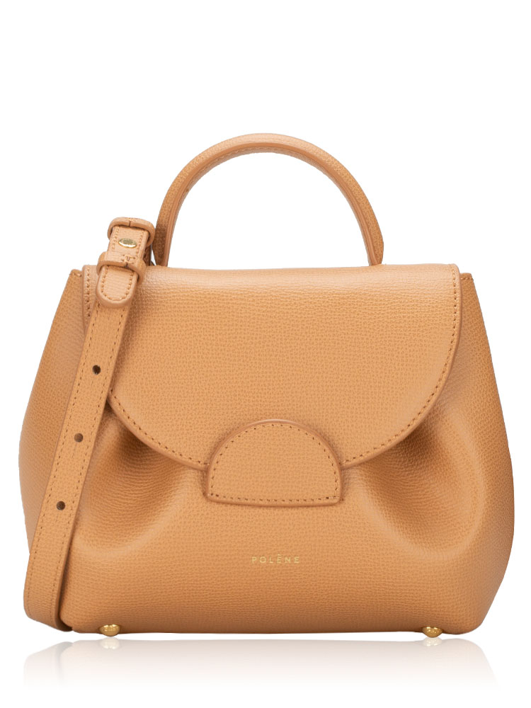 Textured Calfskin Numero Un Nano Tan