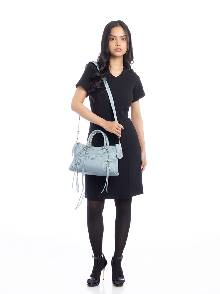 Classic Silver Small City Bleu Gris